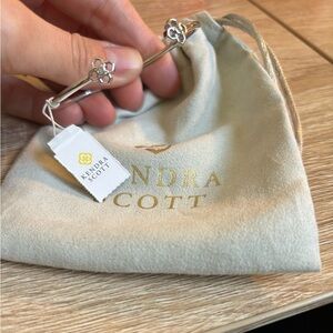 Kendra Scott Rue pinch cuff in silver. New with tags